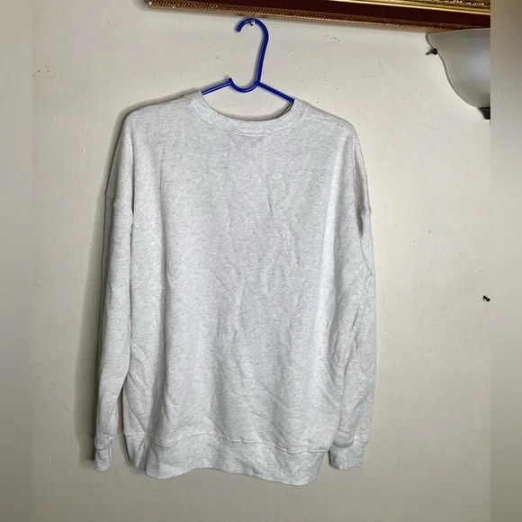 Wild Fable Women's Oversized Pullover Sweatshirt Heather - Picture 8 of 8